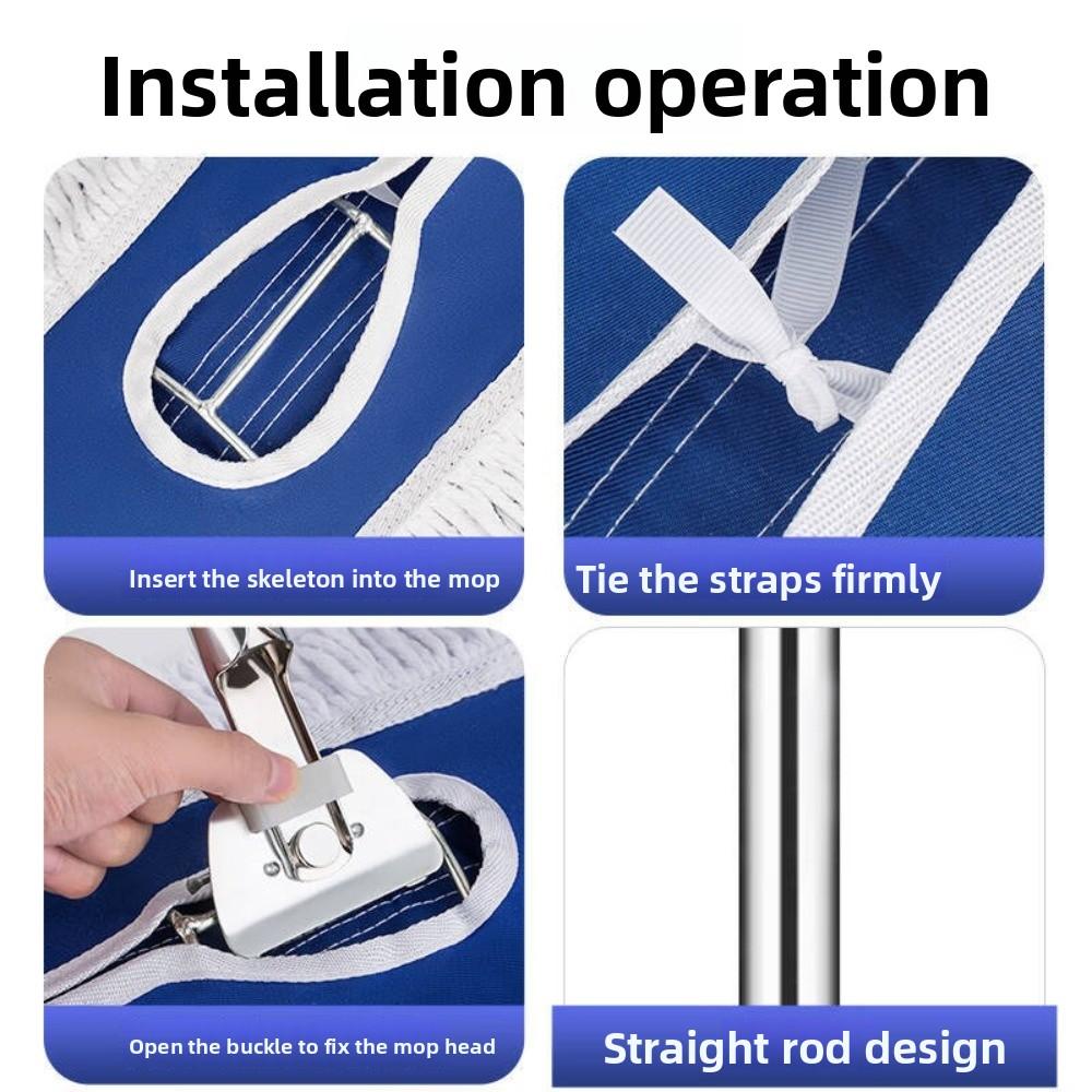 40/60/80/100/120cm Large Mop Head Removable Mop Accessories  for Standard Size Mop Frame