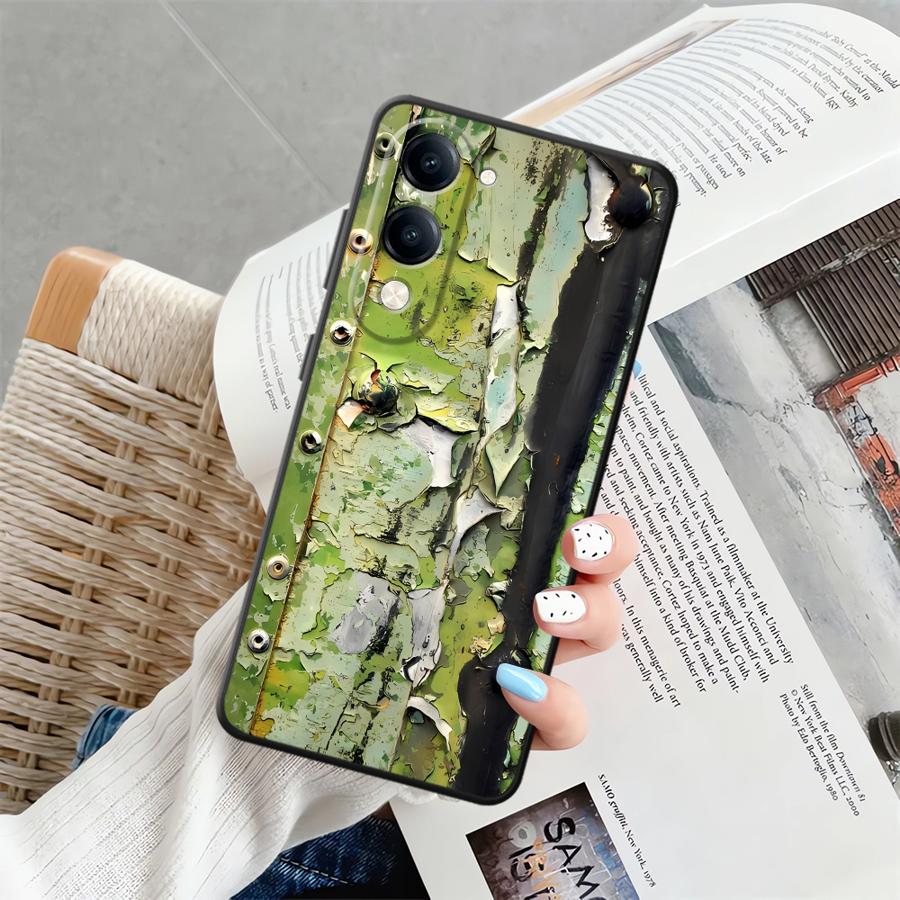 

Fashion Rust Case for Vivo Y33S Y35 Y30 Y16 Y17 Y19 Y31 Y36 Y12 Y15S Y27 Y20 Y21 Y22 Y02 Y11 Phone Cover vivo Y30