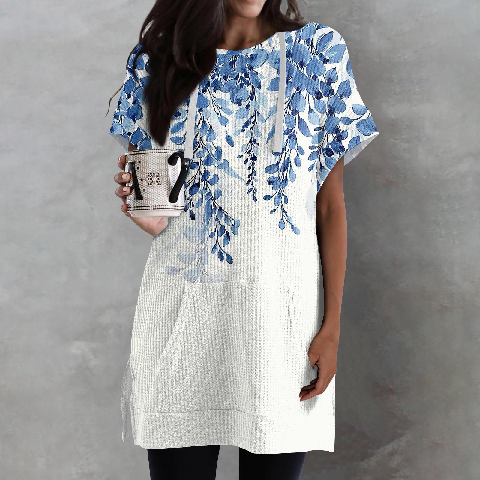 Женские свободные рубашки с принтом — фото 5