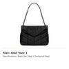 SAINT LAURENT Sheepskin Cloud Bag, Pillow Bag, Handbag, Crossbody Bag, Shoulder Bag Women's Black 577475-1EL08-1000