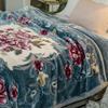 Coperta Raschel di Visone a Doppio Strato 4,5 kg Dimensione Queen Pelliccia Sintetica Ponderata Soffice Calda Coperta da Divano Super Morbida Coperta da Letto Primavera Inverno
