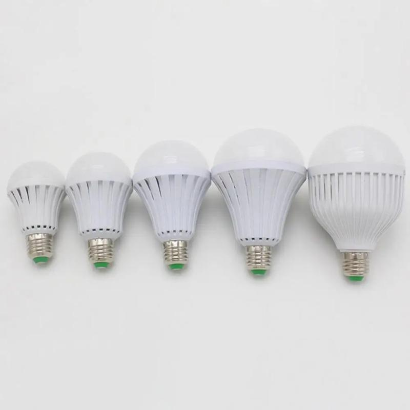 E27 Emergency LED Light Bulb 5W/7W/9W/12W/15W Rechargeable 1200mAh 6000K Battery 220V for Camping Tent Lamp Outdoor Lighting