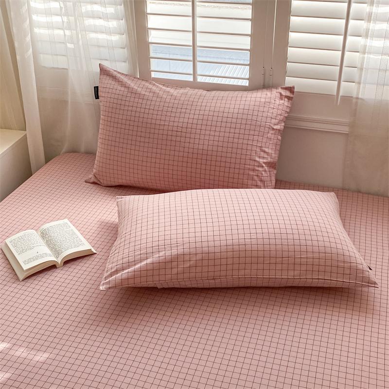 Stripe Style Pillow Case 100% Cotton Pillow Cover 2pcs Pillowsham Home Bed Pillowcase 48x74cm Pillowslip Fundas De Cojines