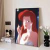 Disney 5D DIY Diamond Painting: Ariels Iconic Features Illustration Cartoon Full Diamond Mosaic Art Wall Decoration Set