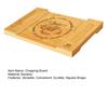 Chopping Board Bamboo Charcuterie Board Grooves Design Cheese Board Food Serving Tray for Home Kitchen
