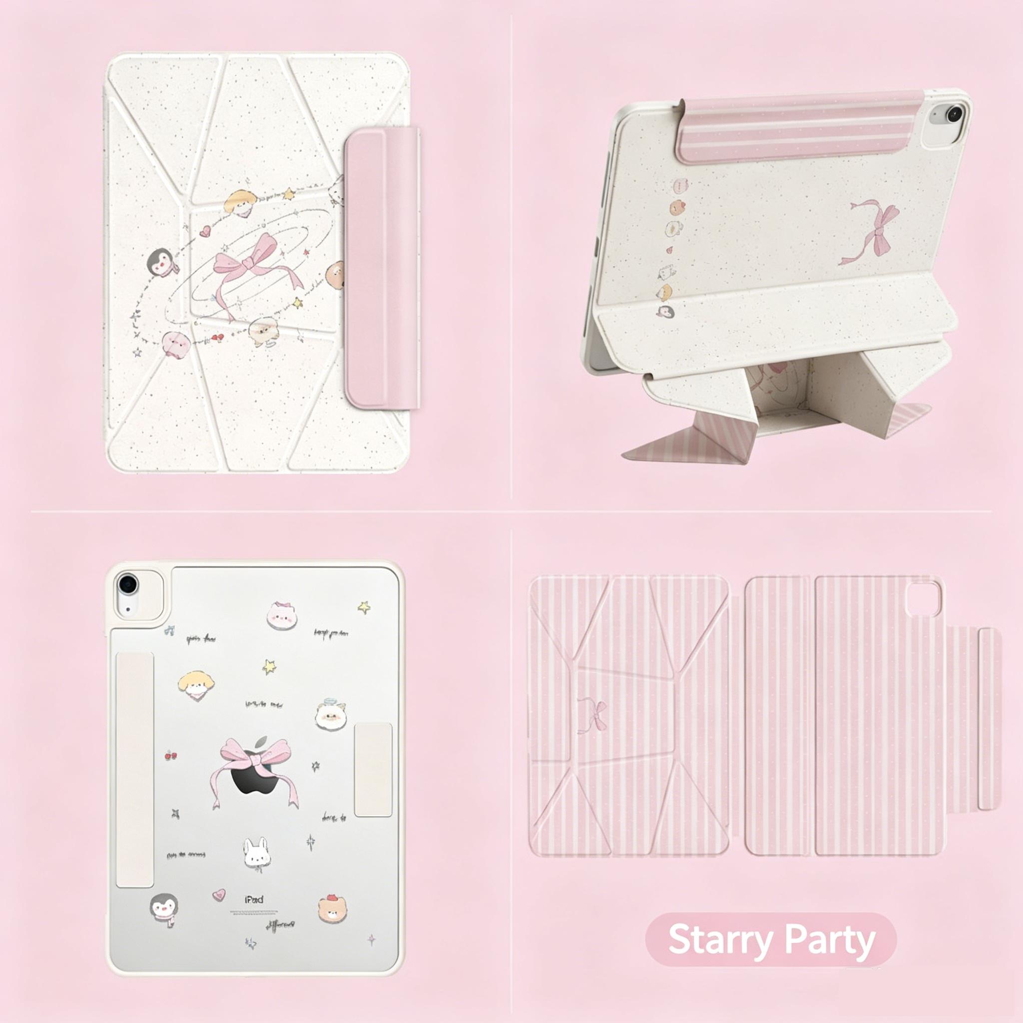 Coque Smart Folio pour iPad A16 11ème iPad Air 11 Funda iPad Pro 11/13 Mini 8.3 A17 Pro Magnétique Capa Mini6Mini7