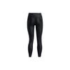 Under Armour Solid Color Running Leggings Nine-Point Vintage Sports Pants Women Bottoms Black 1376821-001