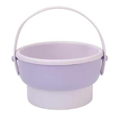 Custodia per la Pulizia dei Pennelli Trucco 3 in 1 Ciotola in Silicone per Pulizia, Asciugatura e Conservazione dei Pennelli Cosmetici