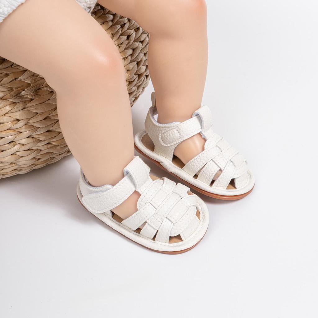 Infant Non-Slip Breathable Velcro Sandals for 0-1 Year Olds
