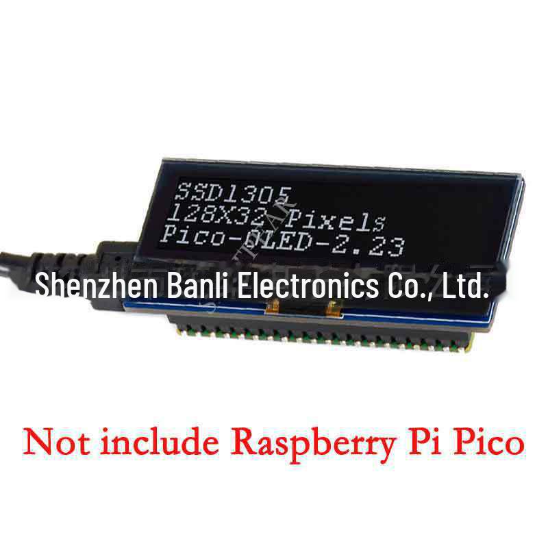 Raspberry Pi Pico 2.23" OLED Display Module, 128x32 Pixels