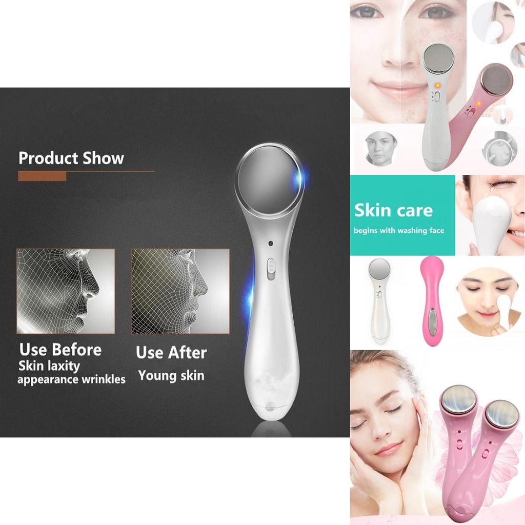 Home Facial Massager Ion Import Export Device For Deep Cleansing And Mask Companion