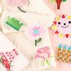Cartoon patch stickers flower shoes and hats children's clothing accessories handmade DIY jewelry accessories embroidery cloth stickers