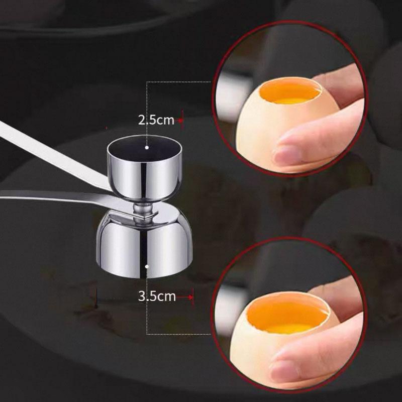 1PC Stainless steel egg cap cutter - Shell cutting tool for egg shells - Shell opening tool for egg caps - Kitchen small tool