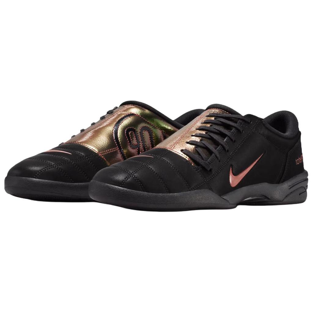 Nike Total 90 Premium Tiempo 'Black' (Unisex) Black / Black / Red Sepia Soccer Shoes IO8712 001