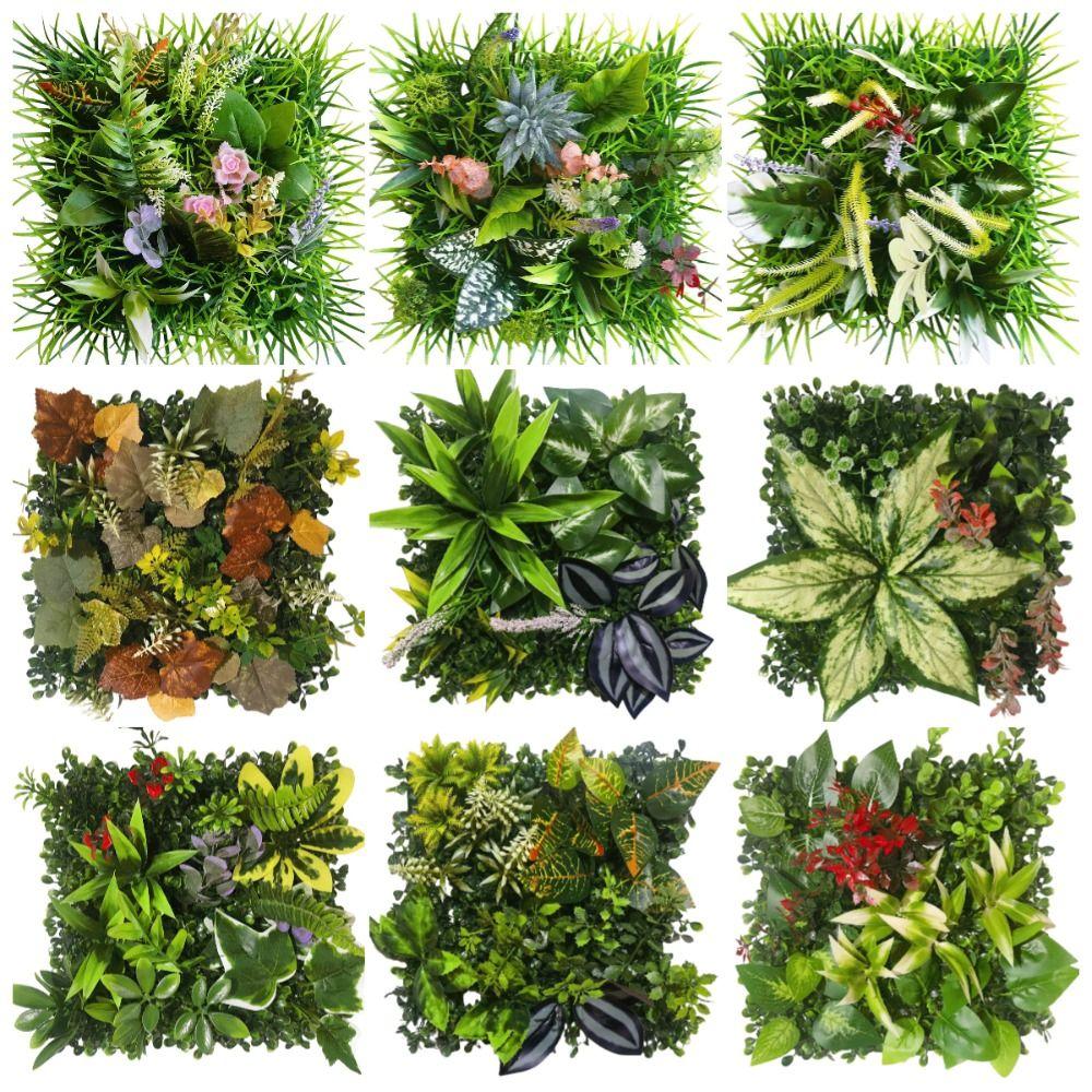 Eternal Life Artificial Plant Wall Panel Flower Artificial Fern Grass  Privacy Screen