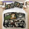 Attack Titan Epic Battle Set Bedding 1 Duvet Cover 2 Pillowcase Without Core Duvet Cover And Pillowcase Christmas Birthday Gift