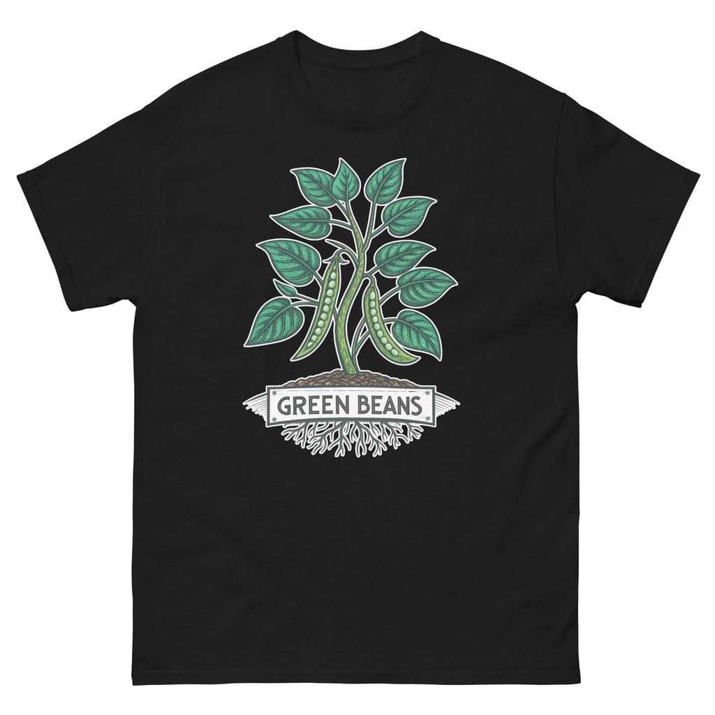 Green Beans Plant Horticulture Landscaping Gardening T-Shirt