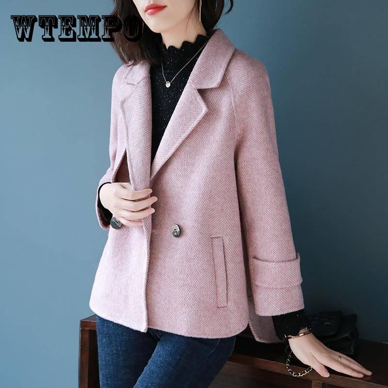Buy Jacket Autumn Winter Women Wool Coat Women's Wool Jacket Ladies