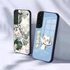 Inoue Toro Süße Katze Handyhülle Für Samsung S26 S25 S24 FE S23 S22 S21 Plus S20 Ultra Note20Ultra Schwarze Glasabdeckung