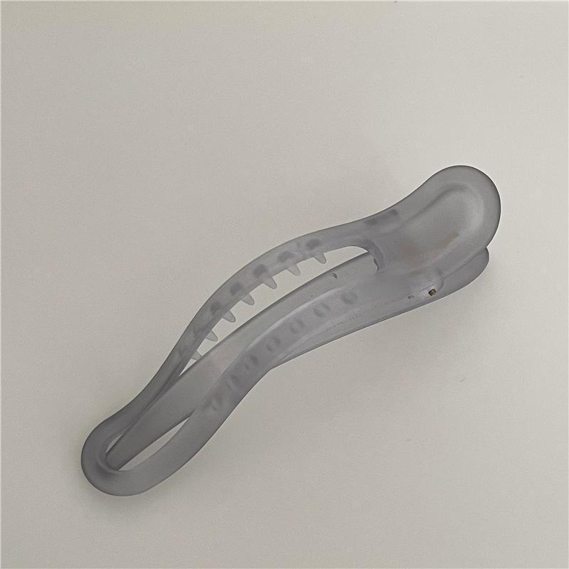 New Vintage Duckbill Hair Clamp Semi Opaque Matte Ins Trendy Summer Accessory