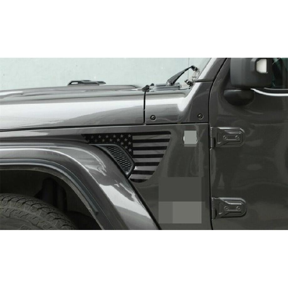 2Pcs Fender Sticker Accessories For Jeep Wrangler JL/JT Gladiator + 2025