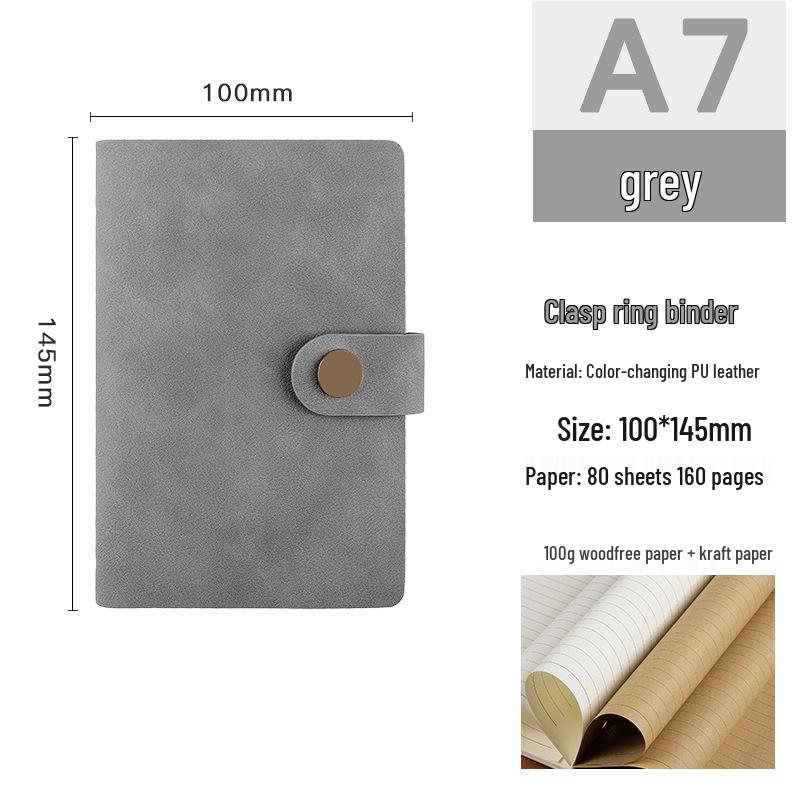 Retro A5/A6/A7 Loose-Leaf Business Journal & Office Diary