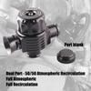 Universeller 25mm Doppelanschluss Aluminium Splitter Dump Blow off Turbo BOV Ventil für VAG 1.8T Motor Leistungsmodifikation