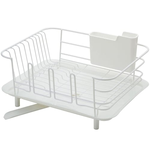 Liberalista Dish Drainer, Wire, White, 39.5cm W X 30cm D X 20.7cm H