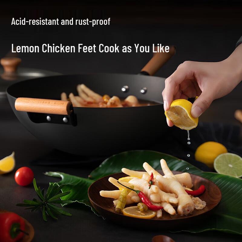 Supor 32cm Titanium Alloy Non-Coated Wok