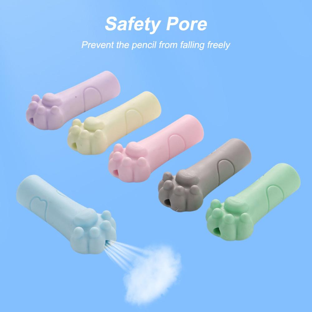 20 Stück Cartoon Bleistiftspitzenschutz, Kawaii Abwischbarer Radiergummi, Niedliche Stiftaufsätze, Federmäppchen, Schulbürobedarf