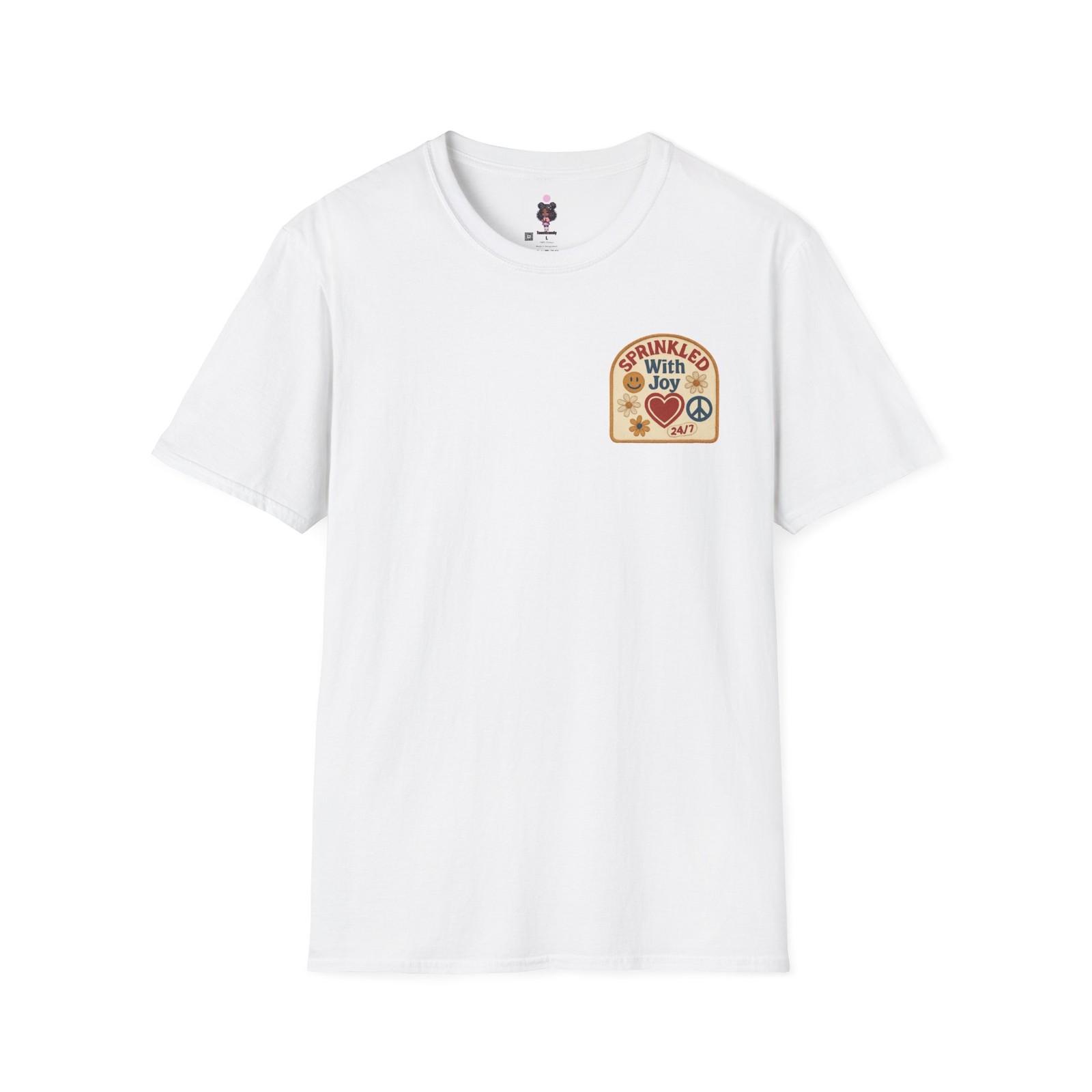 Joyful Sprinkles Unisex Softstyle T-Shirt, Casual Tee for Birthdays, Sweet S разноцветный