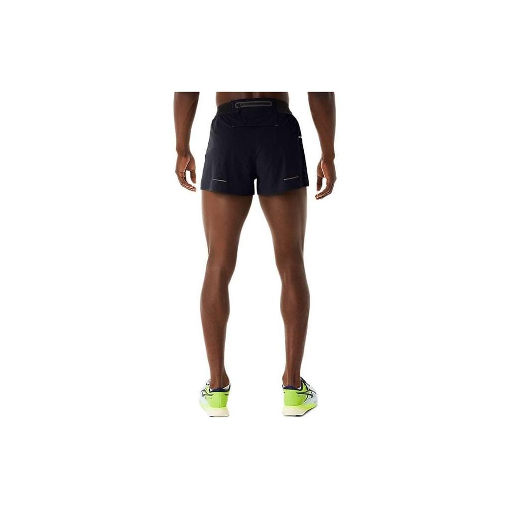 Asics Logo Print Breathable Mid-Rise Casual Shorts Men Shorts Performance-Black 2011C832-001