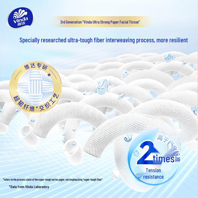 Vinda Ultra-Strong Facial Tissues