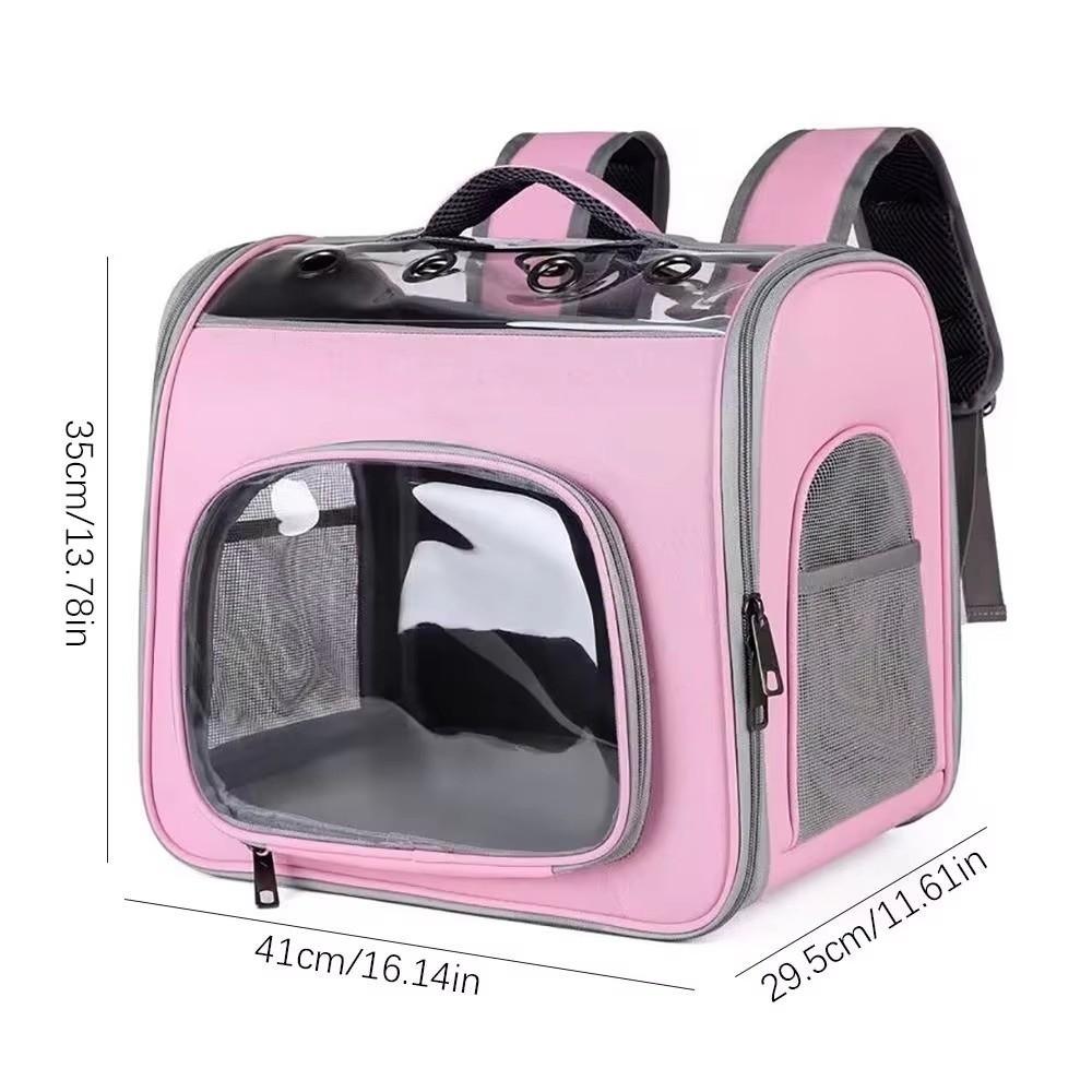 Breathable Pet Travel Bag Sturdy Pet Outing Backpack Small Pet Cage Cat Outdoor Backpack  Outdoor