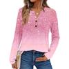 Women's Printed Long Sleeve Shirts Elegant Casual Tops Trendy Shirts Tops