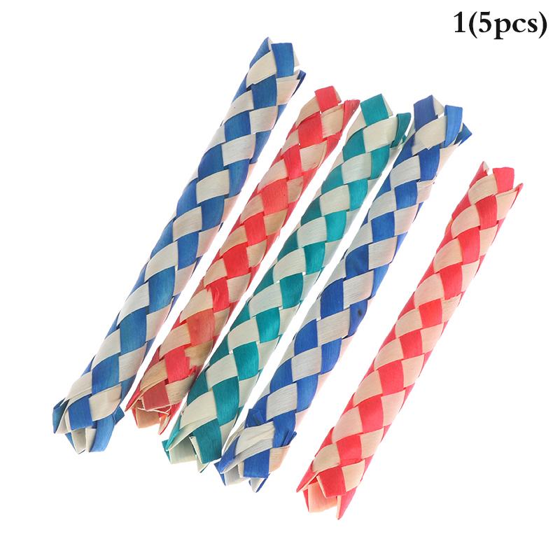 

5 шт. 15 см ловушки для пальцев бамбуковые трубки ловушки для пальцев детские игрушки для розыгрышей подарки на вечеринку