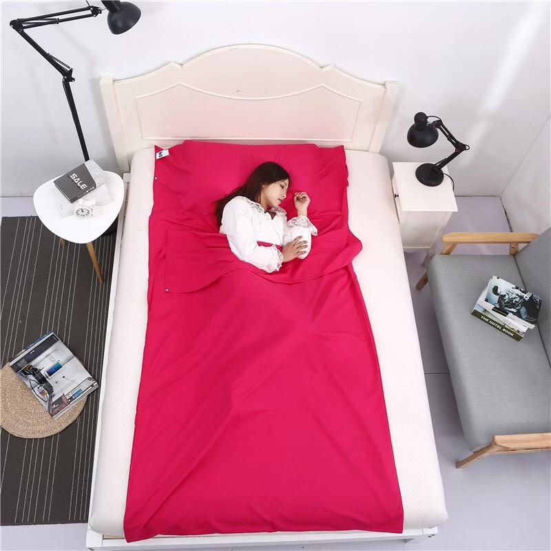 OEING Portable Double Sleeping Bag for Travel & Hotel