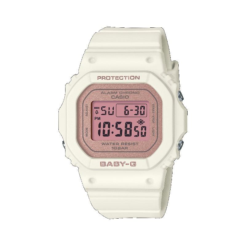 Casio Men s Resin 100M Water Resistant Shock Resistant Alarm Quartz Watch BGD-565SC-4 красный