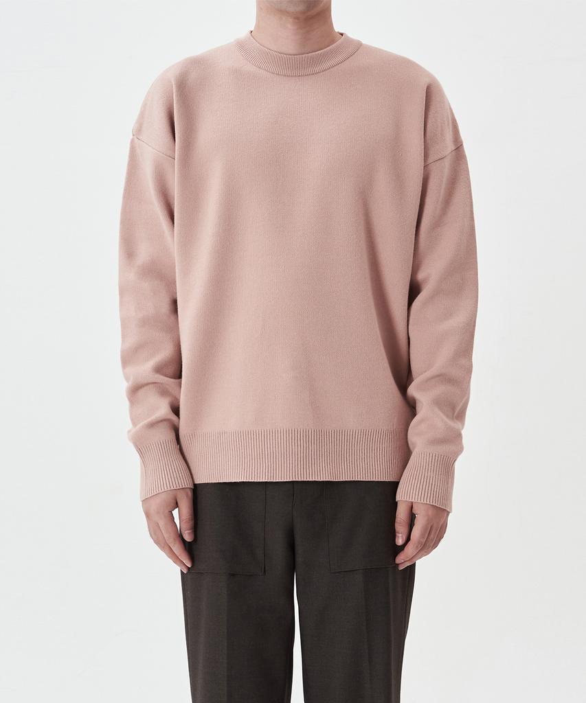 OX STUDIOS Essential Crop Knit (Dusty Pink)