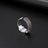 Vintage Belt Buckle Tail Ring Men And Women Quan Zhilong Ring Index Finger Ring Belt Head Ring Opening Accessories