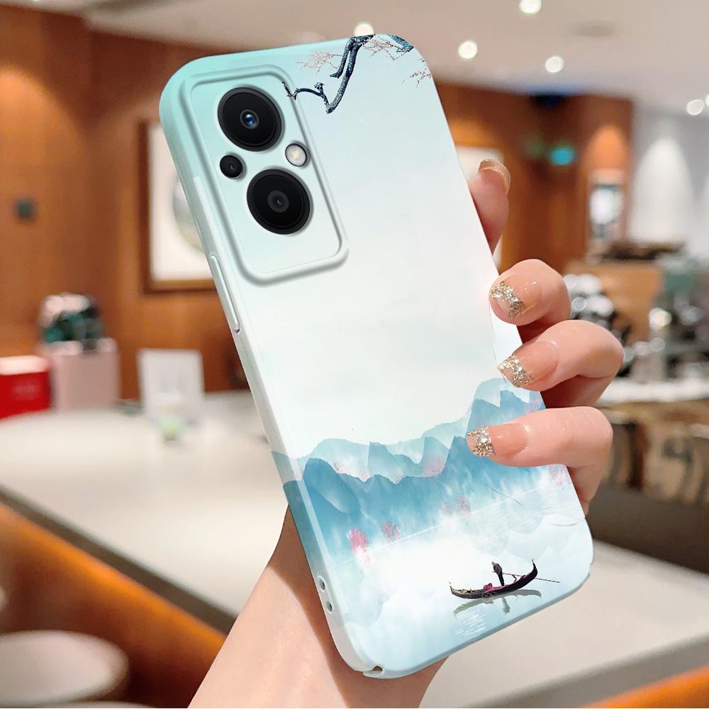 All-inclusive Film Phone Case Cartoon Fashion Design Hard Shell Full Cover Camera Protection Case for OPPO A60 A96 Reno12 Realme C53 C75