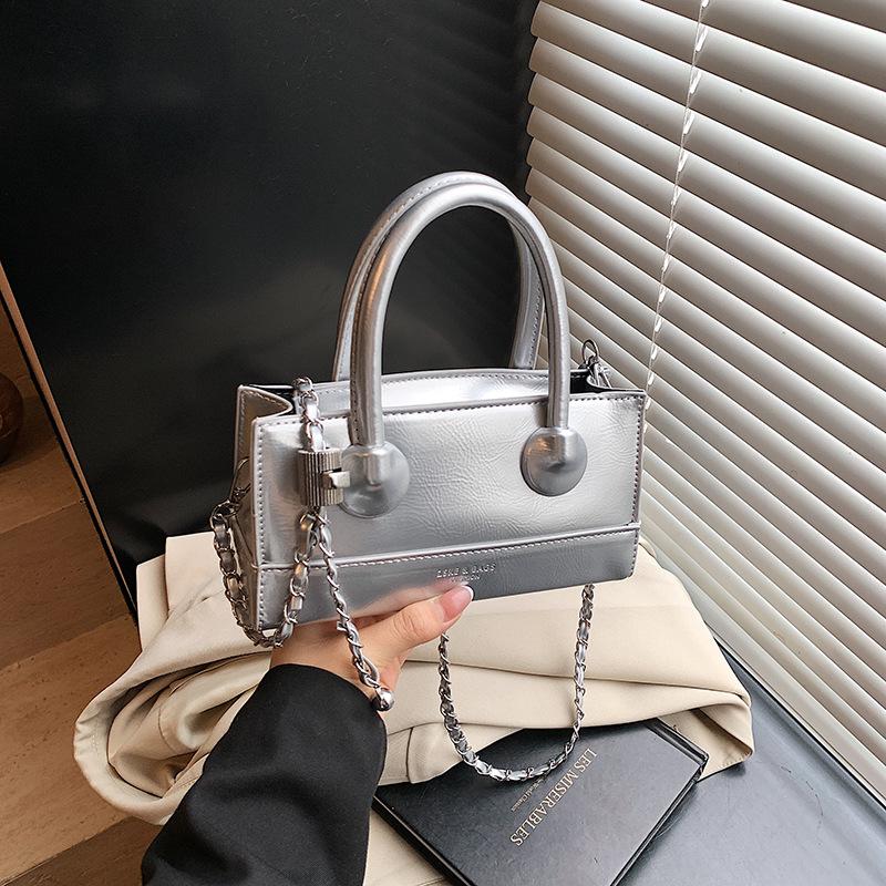 Premium Chain Box Portable Small Square Bag Women's 2025 New Fashionable Versatile Exquisite Shoulder Oblique Span Bag