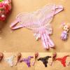 Womens Panties Leisure Butterfly Lace Open Crotchles