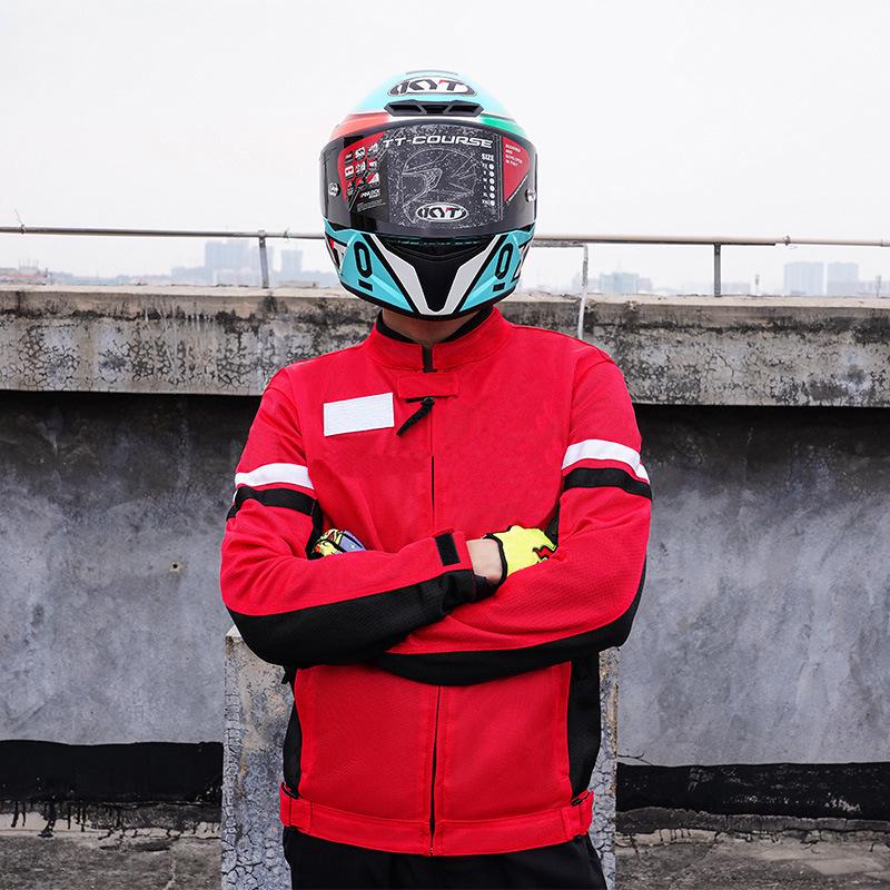 Men's Off-road Mesh Knight Suit: Protective Racing & Downhill Motorcycle Gear for Summer.