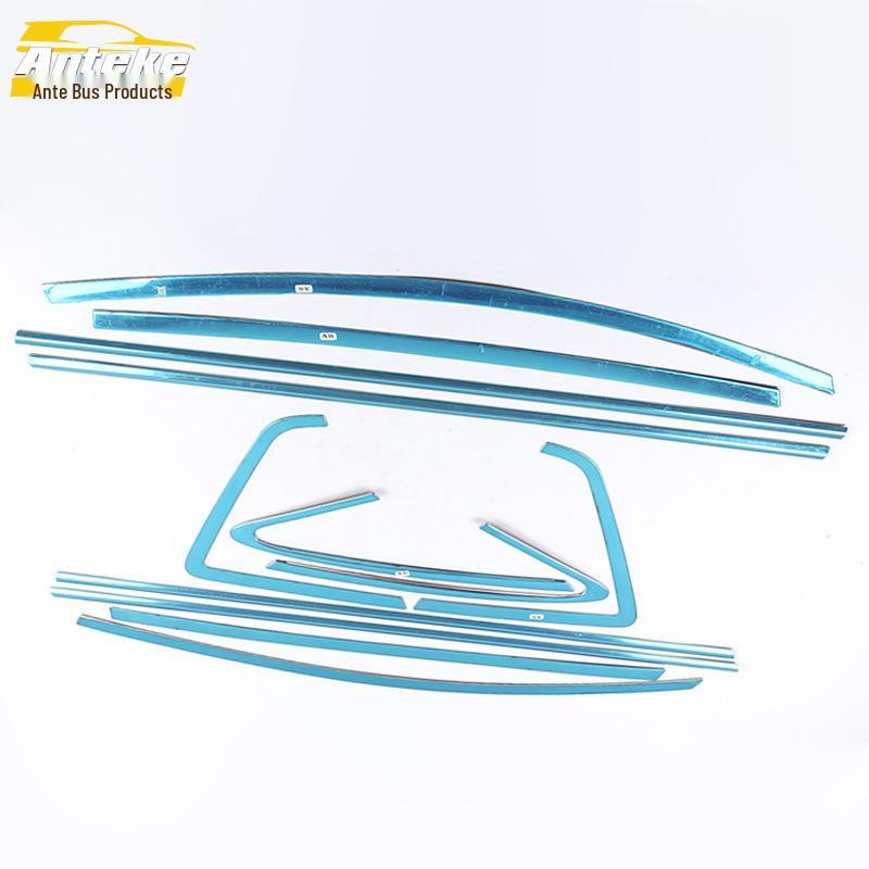 E'Z Car Window Bright Stainless Steel Anti-Scratch Strips