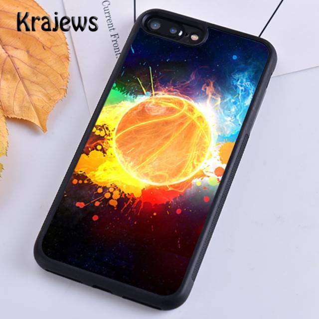 Krajews Ball is Life Basketball Soft Phone Case Cover For iPhone 17 Air 16 15 14 plus 11 12 13 pro max coque Fundas