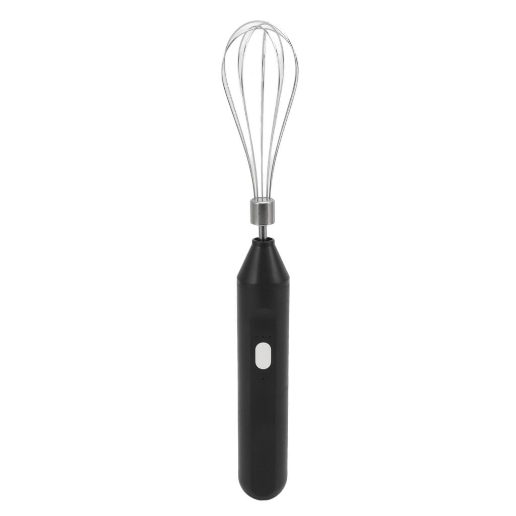 Elektrischer Handmixer für Eier mit USB-Aufladung, Milchaufschäumer, tragbarer kabelloser Getränkemixer mit Schneebesen aus Edelstahl