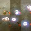 Spinning Toy with Wheel Handle Colored LED Light Spin Freedom Funny Interactive Novelty Toys Magnetic Gyro Wheel Hand Spinner Children Birthday Gift