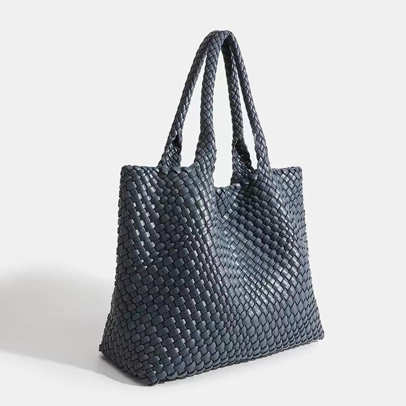 2026 Trendy Hand-Woven Large-Capacity Tote and Shoulder Bag