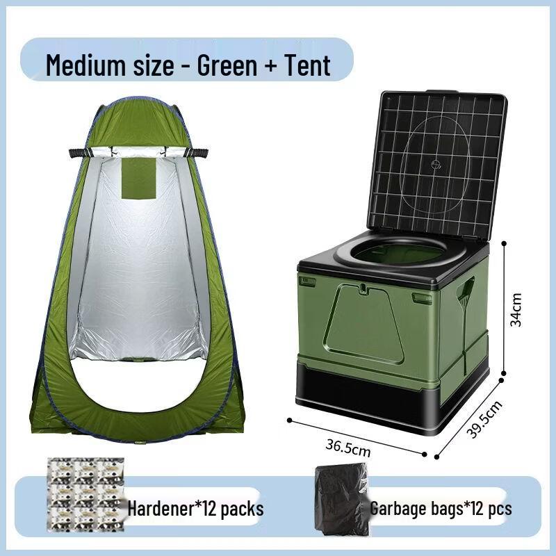 Portable Foldable Odor-Proof Car Camping Toilet